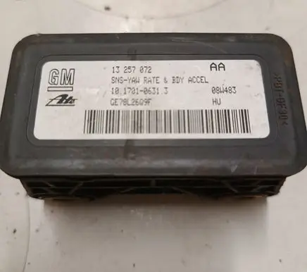 Opel Zafira B ESP acceleration yaw rate sensor 13257072