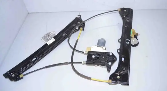 Front door window regulator with motor