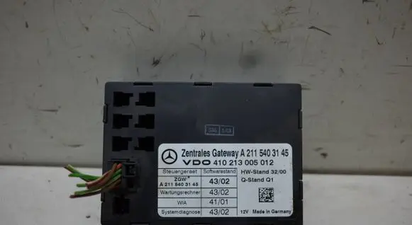 Mercedes-Benz E W211 Gateway control module A2115403145