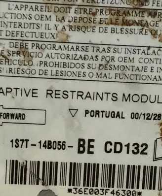 Ford Mondeo Mk III Airbag control unit/module 1S7T14B056BE