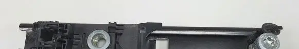 Citroen C5 Seat belt adjustment rail 9656497380