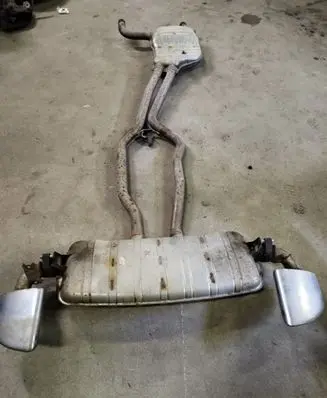 Volkswagen Touareg II Muffler/silencer 7L6253211S 7L6118C
