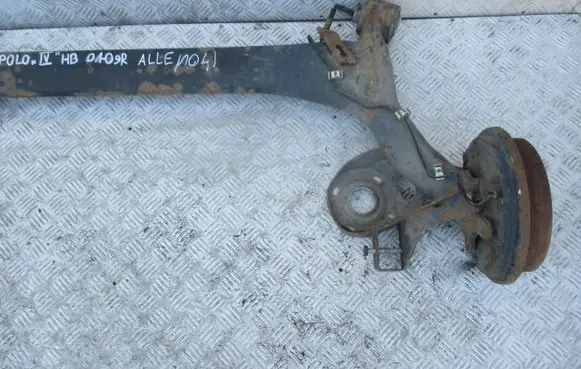 Volkswagen Polo Rear axle beam BELKAZAWIESZENIETY