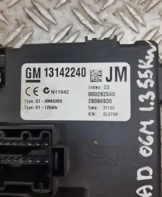 Opel Corsa D Central body control module