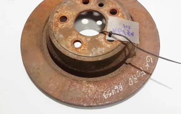 Ford Galaxy Rear brake disc neventiliuojamas