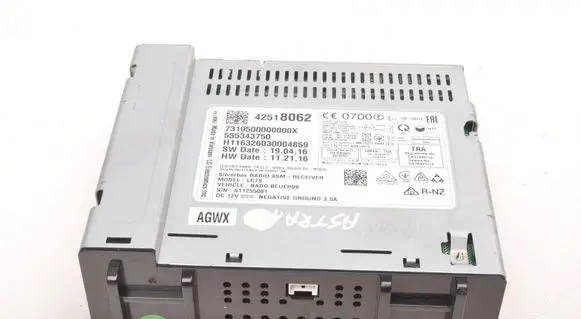 Opel Astra K Navigation unit CD/DVD player 42518062