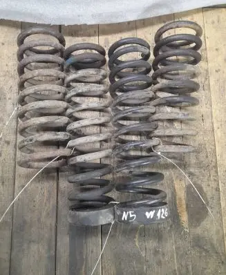 Mercedes-Benz S W126 Set of springs and shock absorbers (Front and rear) 