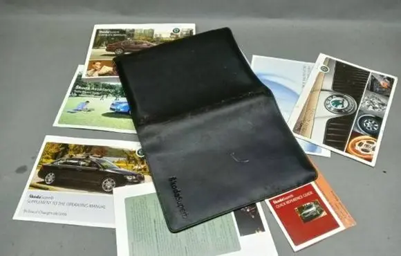 Skoda Superb B6 (3T) Owners service history hand book ETUI