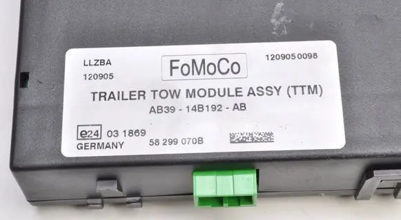 Ford Ranger Tow bar relay AB39-14B192-AB