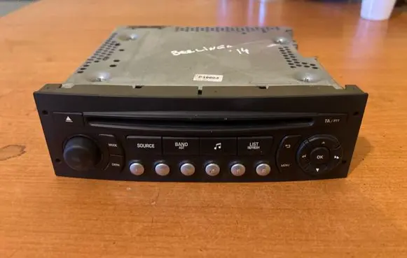 Citroen Berlingo Radio/CD/DVD/GPS head unit 98032839XT A2C31370301 A2C53257135