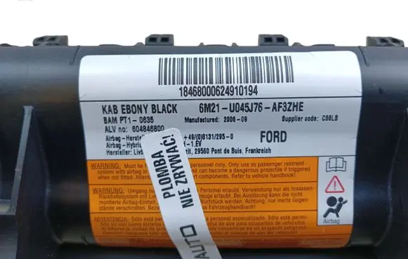 Ford S-MAX Airbag squib ring wiring 