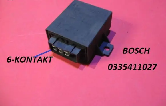 Mercedes-Benz E W210 Hazard warning light relay 0335411027