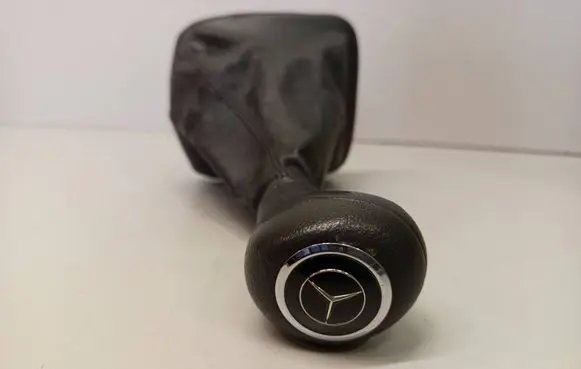 Mercedes-Benz A W169 Gear lever shifter trim leather/knob 