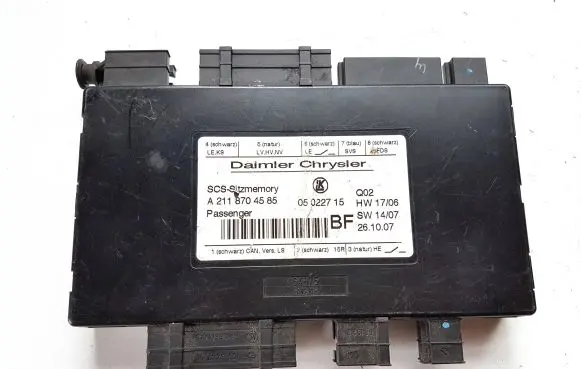 Mercedes-Benz ML W164 Seat control module A2118704585
