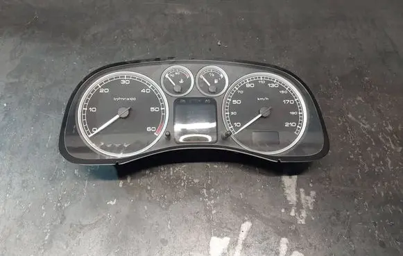 Peugeot 307 Speedometer (instrument cluster) 9636708780 P9636708780E