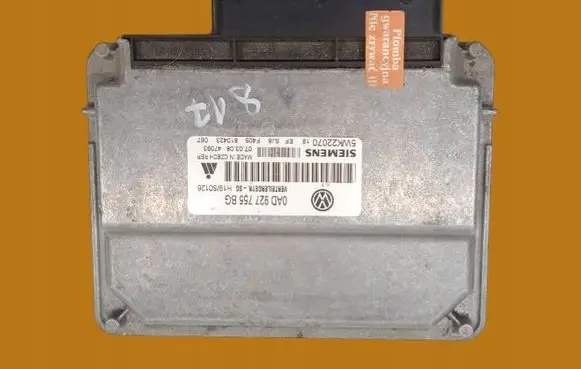 Volkswagen Touareg I Gearbox control unit/module 0AD927755BG