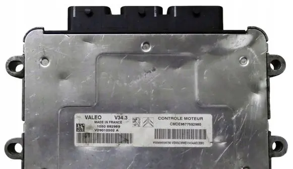 Peugeot 206 Engine control unit/module 9677592980
