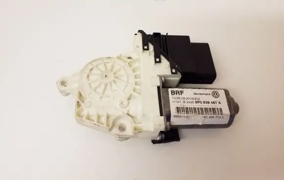 Seat Altea Rear door window regulator with motor 5P0839461A 1K0959703E