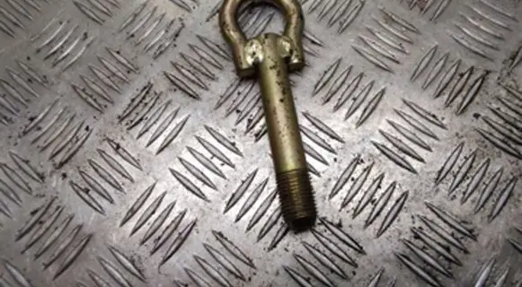 Towing hook eye