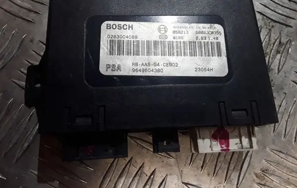 Peugeot 607 Parking PDC control unit/module 0263004089 9649604380 6002JC0355