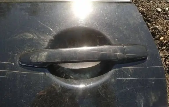 Front door exterior handle
