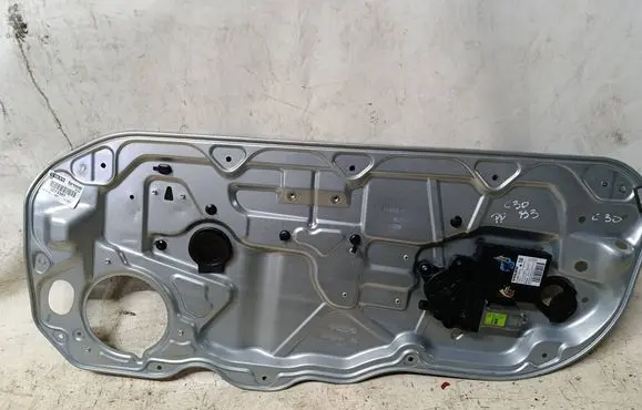 Front door window regulator with motor