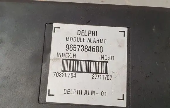 Citroen C4 I Picasso Alarm control unit/module 9657384680