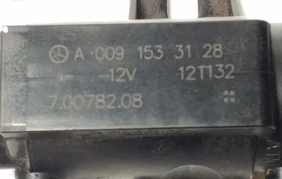 Mercedes-Benz SLK R172 Turbo solenoid valve A0091533128