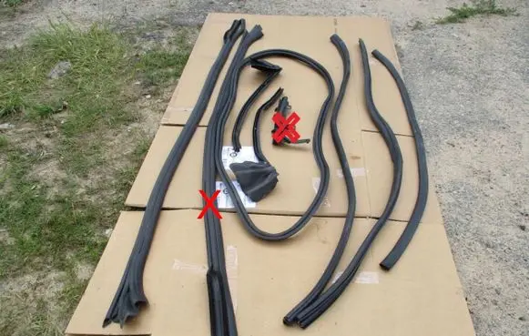 Mercedes-Benz E W238 Rubber seal loading door 