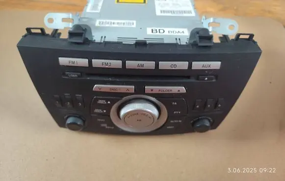 Mazda 3 II Radio/CD/DVD/GPS head unit BDA466AR0B 14799928 09J1B3944720