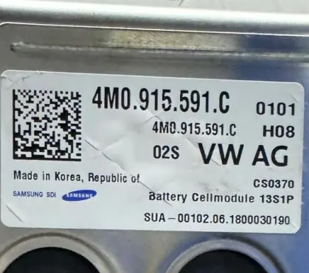 Porsche Cayenne (9Y0 9Y3) Hybrid / electric car battery 4M0915591C