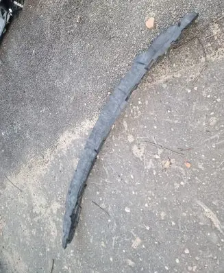 Front bumper foam support bar