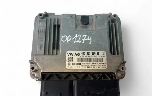 Skoda Fabia Mk3 (NJ) Engine control unit/module ECU 04C907309BB 0261S17849