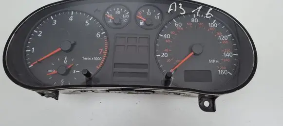 Audi A3 S3 8L Speedometer (instrument cluster) 8L0919910E