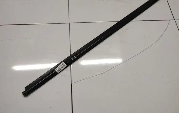 Mitsubishi Lancer X Front door glass trim molding 