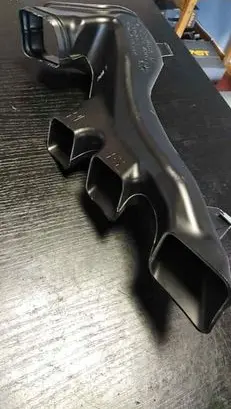 Cabin air duct channel