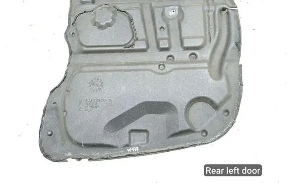 Rolls-Royce Ghost I Rear door sound insulation 51487200433