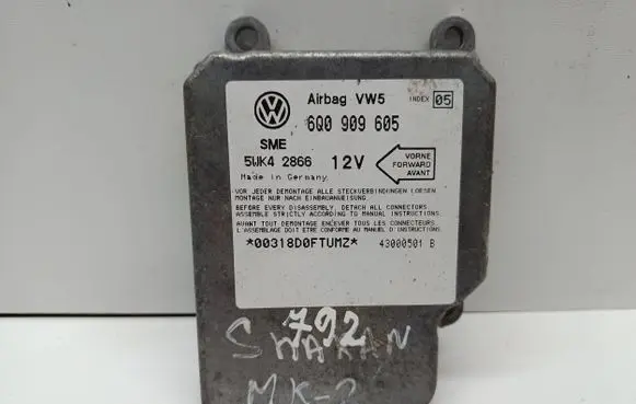 Volkswagen Sharan Airbag control unit/module 6Q0909605 43000501B 5WK42866