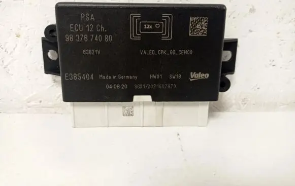 Opel Corsa F Parking PDC control unit/module 9837674080