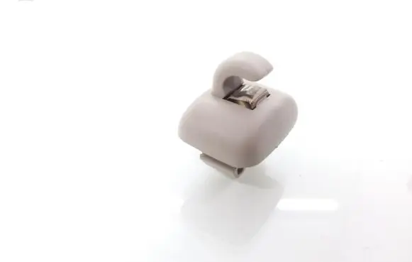 Sun visor clip/hook/bracket