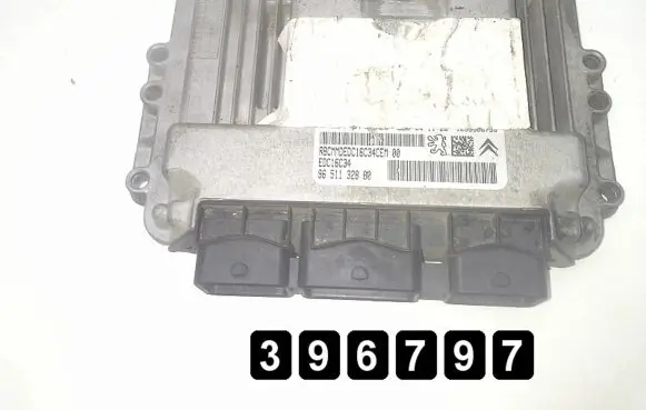 Citroen C4 I Engine control unit/module 9651132880