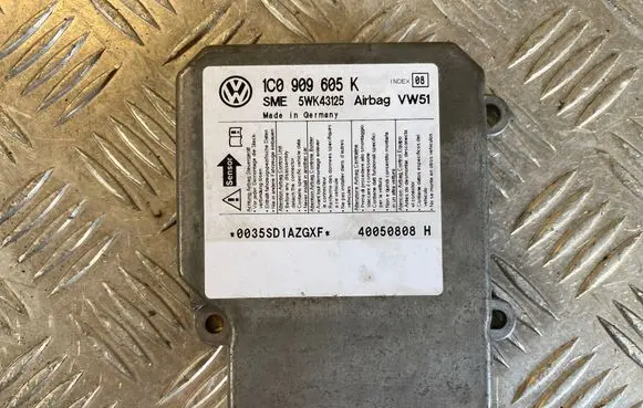 Volkswagen Polo IV 9N3 Airbag control unit/module 1C0909605K 5WK43125 40050808H