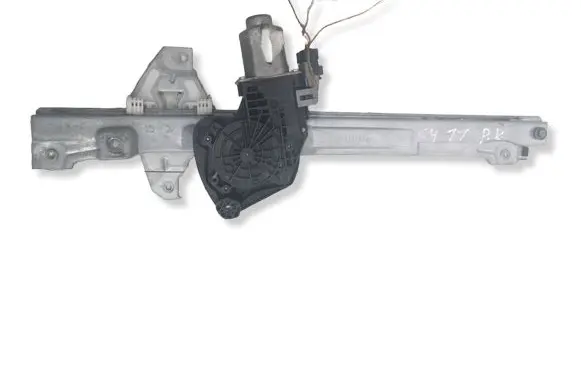 Citroen C4 II Front door window regulator with motor 121787AVG