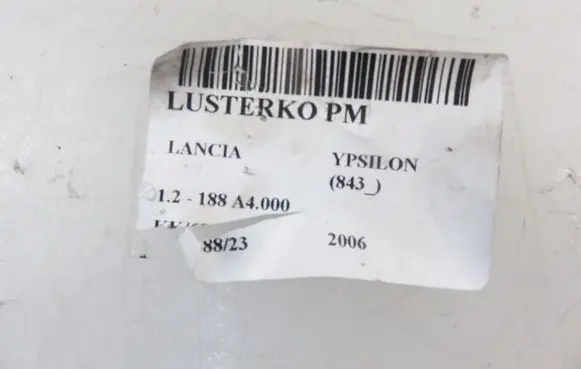 Lancia Ypsilon Manual wing mirror 