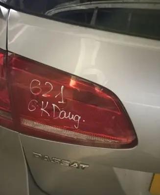 Volkswagen PASSAT B7 Tailgate rear/tail lights