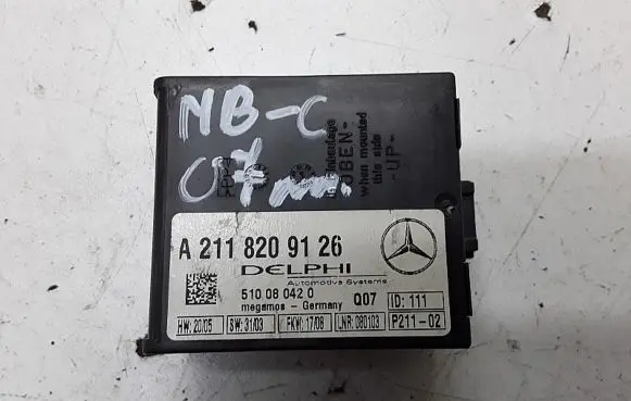 Mercedes-Benz C W204 Alarm control unit/module A2118209126