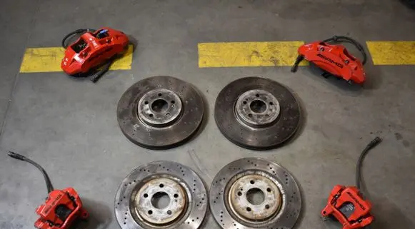 Mercedes-Benz CLA C118 X118 Brake discs and calipers set A2474230400 A1774211000 A2474218900