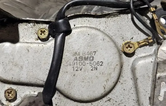 Mazda 323 Rear window wiper motor 3491005062