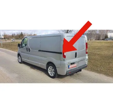 Renault Trafic II (X83) Sliding door rail trim 675629 59335