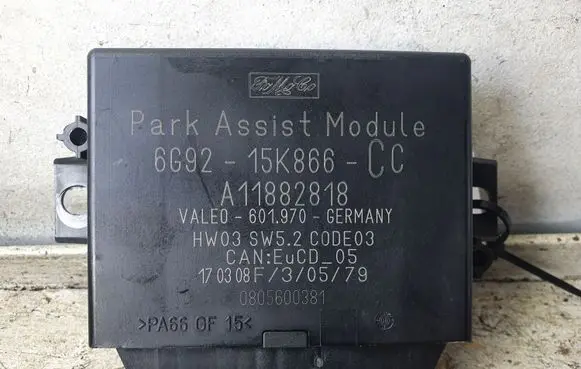 Ford Transit Parking PDC control unit/module 6G9215K866CC A11882818 601970